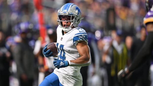 Detroit Lions wide receiver Amon-Ra St. Brown